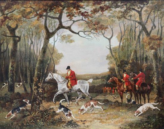 After Dean Wolstenholme the Elder (1757-1837) Hunting scenes, 10 x 13in.